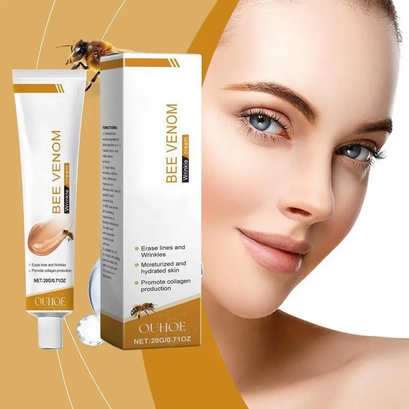 Bee Venom Face Care Cream, 1 Count Gentle Moisturizing Face Cream, Nourishing & Hydrating Skin Care Product for Women & Girls, Treatment, Hydrate