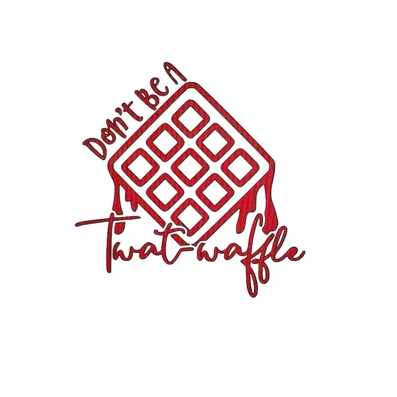 Twatwaffle Car Sticker, Automotive Exterior Decorative Accessory for Cars & Motorcycles