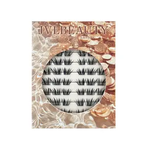 JVLBEAUTY 【Fortune Energy 888】Fox-Style Individual Cluster False Eyelashes, C Curl, Baby Curl, Asian-Inspired Look, Messy & Slanted Winged