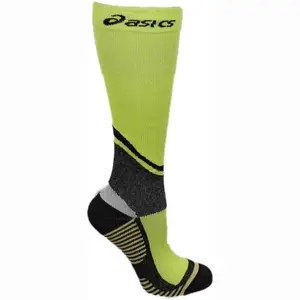 ASICS Mens Rally Knee High Socks Training Athletic Athletic - Yellow