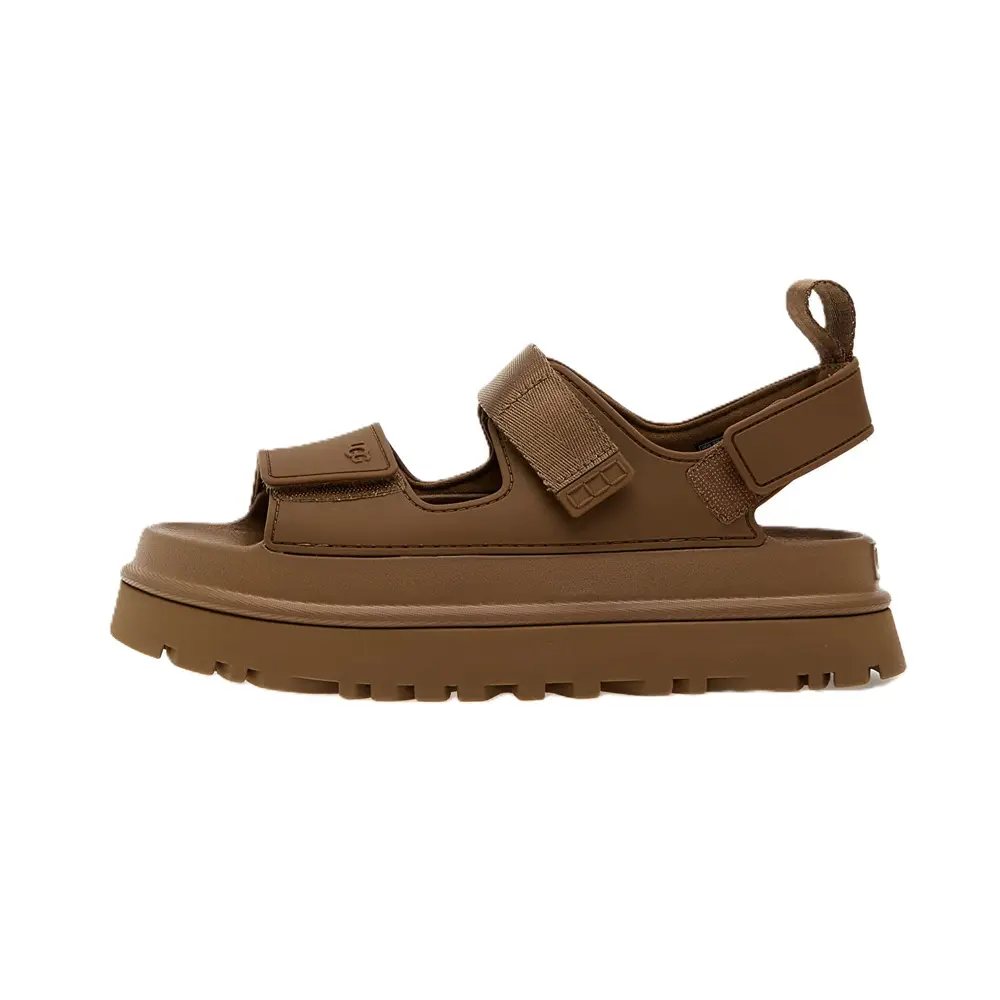 Women's UGG GoldenGlow Sandal Bison Brown (1152685-BRWN)