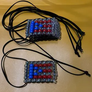 Flag Bead Lanyard