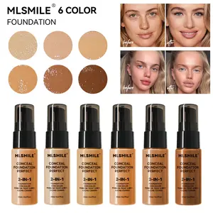 Oil Control Concealer Moisturizing Lasting 6 Color Foundation Matte Oil Control Concealer Foundation European and American Makeup Foundation