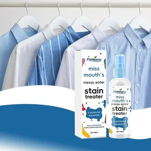 100ML Clothing Stain Remover Spray, Removal, Fabric Care, Tough Stains, Portable Small Bottle, Clothes Cleaning Spray