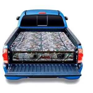 212 MAIN Airbedz PPI404 Camouflage Inflatable Airbed - 5.5 ft Length, Built-In Quick Inflate Pump, Portable Truck-Fitting Outdoor Camping Equipment, Sleeping Mat for Camping Hiking
