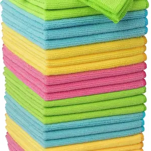 MR.SIGA Microfiber Cleaning Cloth,Pack of 12,Size:12.6" x 12.6