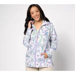 Sport Savvy Woven Packable Jacket with Side Pockets