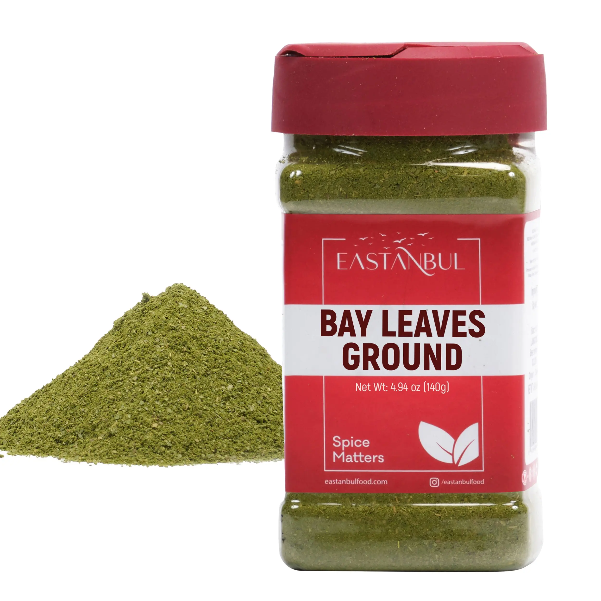 Eastanbul Ground Bay Leaves Powder, Bay Leaf Powder, Natural, Vegan, 4.94oz