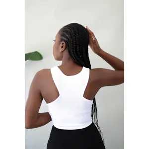 Paula Crop Top- White