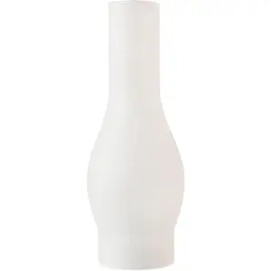Oil Lamp Chimney 3 Inch Base by 10 Inch Height Kerosene Lamp Shade Tall Hurricane Lamp Glass Replacement Chimney Frosted Design for Oil and Kerosene Style Lamps