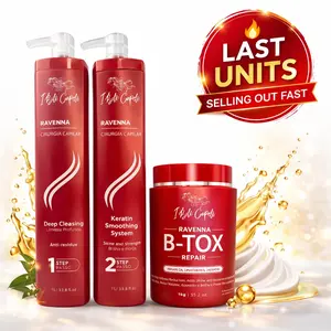 Kit I Belli Capelli Ravenna Intense Hair Care + Btox Repair Mask Conditioner Haircare Keratin Traditional Silky Shampoo Oil Argan Oil