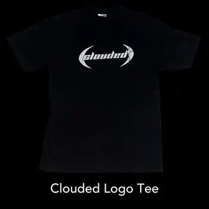 Clouded Logo Black Tee