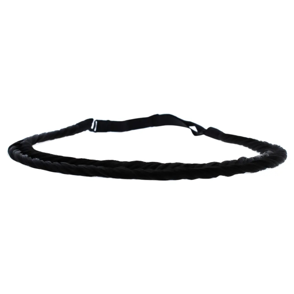 212 MAIN Women's Fishtail Braided Headband - Elastic Band, Easy Slip-On Style I0085834 R2 Ebony