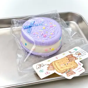 【Buy 3 get 1 free】Candied Taro Paste Filled Cookiestaba squishy slime squishies tabba squishies kidstoysFood-Grade Silicone Slow-Rising Rebound Squishy Fidget Toys for Stress Relief - Soft Squeeze Toys with Thick Creamy Slime Texture, Handmade Non-Toxic