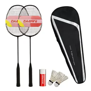 Badminton Racquet,Badminton Racket Set,Badminton Rackets,Badminton Set,All Carbon Material,Two Badminton Rackets＆Two Badminton Balls＆A Bag,Suitable For Outdoor Activities And Family Outings