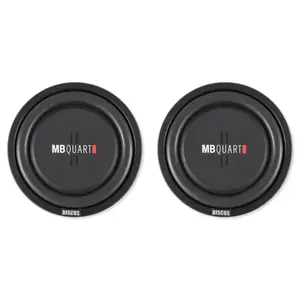 2) MB Quart DS1-304 800 Watt 12 Inch Slim Shallow Subwoofers Car/Truck DVC Subs