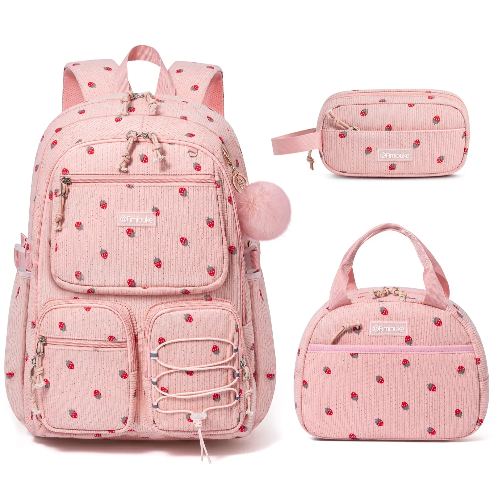 F5 Corduroy Pink Strawberry