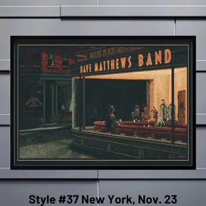 DMB Madison Square Garden Poster, Dave New York November 23 Poster, Dave Matthews Band Gig Poster, Dave Matthews Band Madison Square Garden 0PS