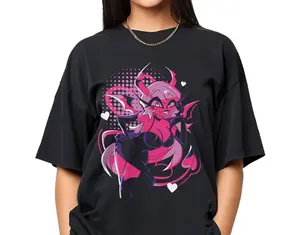 Verosika Mayday Helluva Boss Shirt, Helluva Boss Verosika Unisex T-Shirt, Helluva Boss Characters Cotton Sweatshirt, Helluva Boss Merch Crewneck