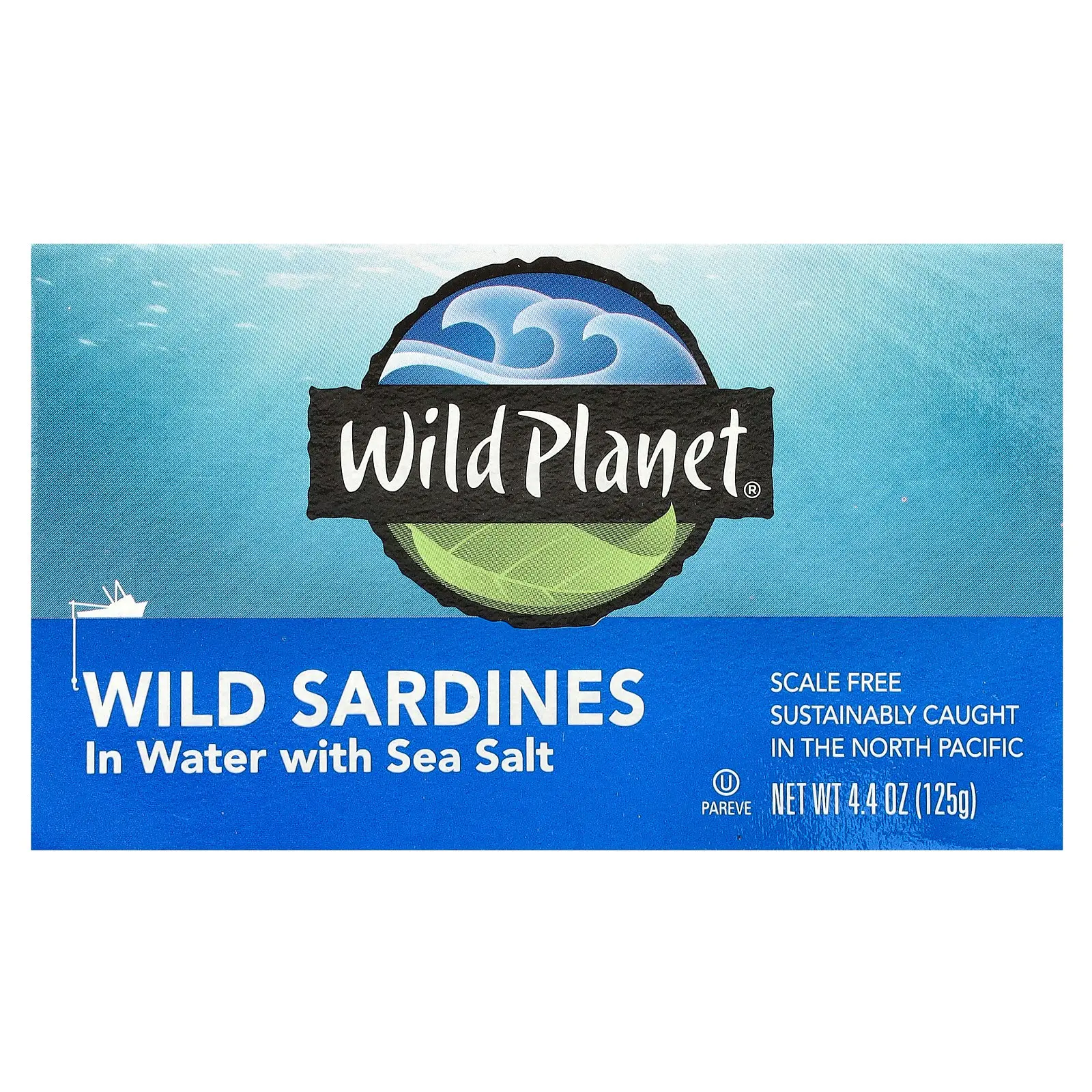 Wild Planet Wild Sardines In Water with Sea Salt, 4.4 oz (125 g) Wild Planet Wild Sardines In Water with Sea Salt, 4.4 oz (125 g)