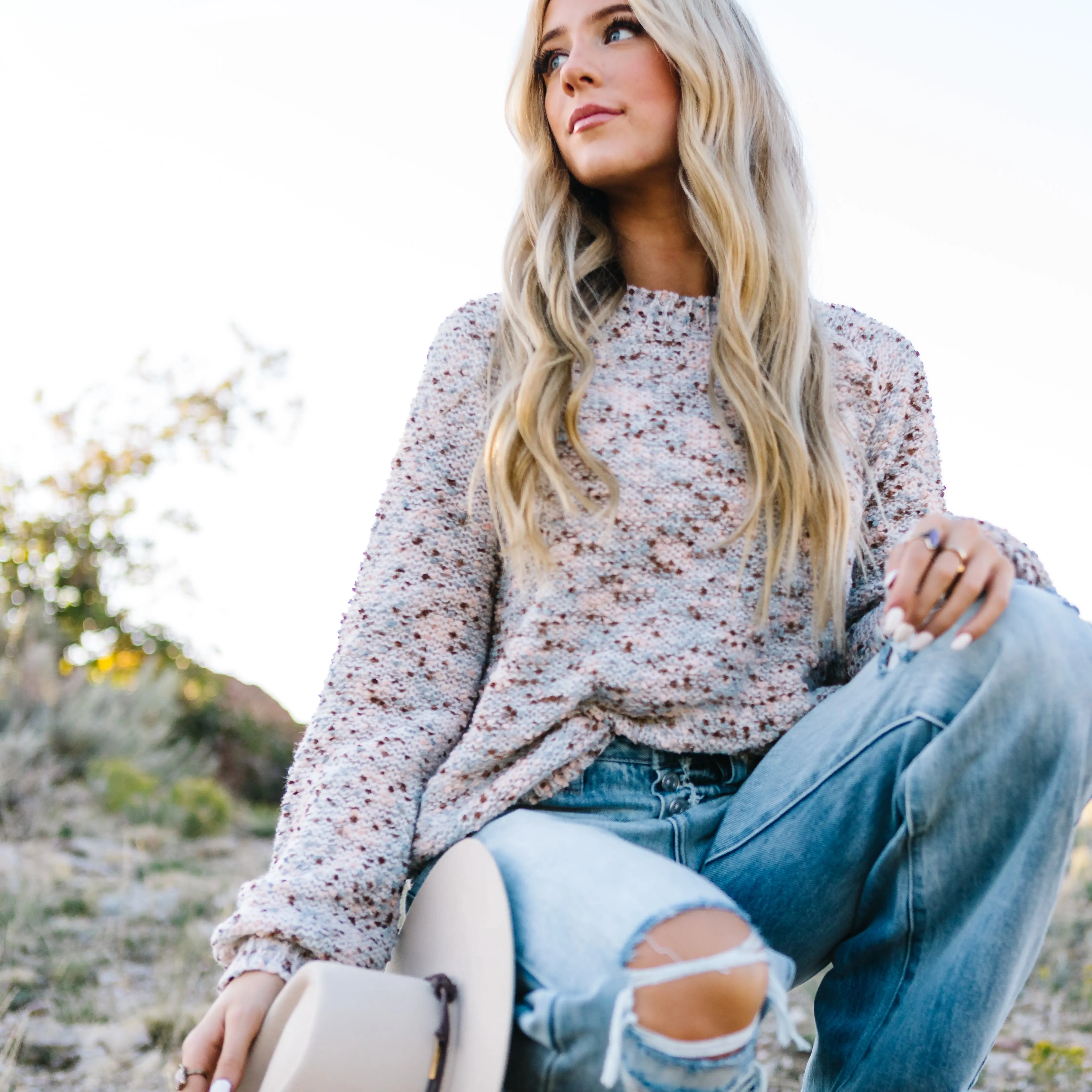 Hints of Fall Funfetti Sweater (#DNA Exclusive)