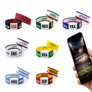 2-Pack NFC Football Fan Wristband – USA Combo
