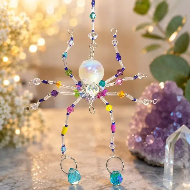 Handcrafted Beaded spider