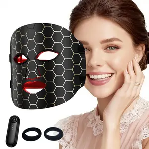 2026 New Facial Light Therapy Device, Facial Care Instrument, Seven Color LED Home Use Facial Mask, LED Beauty Mask, Rechargeable LED Mask, Skin Revitalizing Effect, Portable Easy to Use, Ideal Gift
