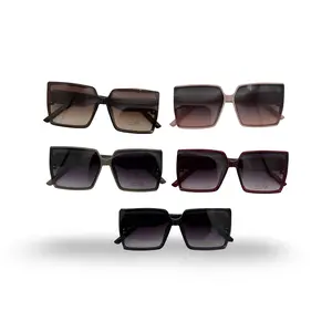 #36-C5297 CICI Sunglasses Premium Vintage Square Sunglasses for Women and Men