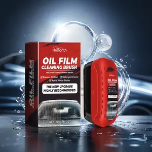 Multifunctional Car Cleaning Brush - Auto Windshield Glass Cleaner, Effective Oil Film Remover for Car Side & Front Windows