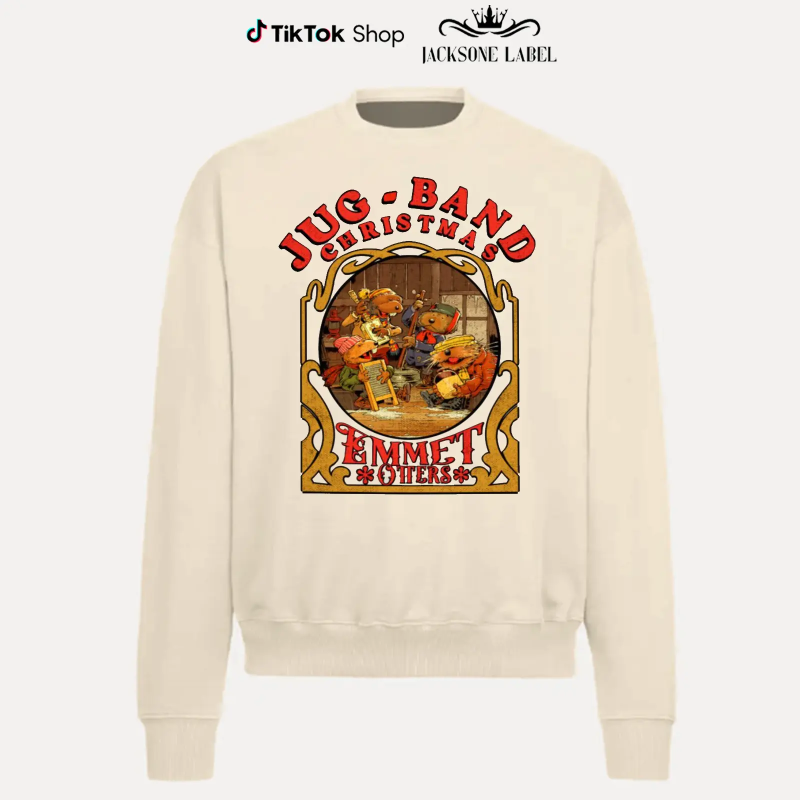 Jug Band Christmas Vintage Sweatshirt, Emmet Otter's Jug Band Christmas Cartoon Movie Shirt, The Muppet Show, Muppets Fan, Gift For Fan, Chritsmas Party Shirt, Unisex Graphic Crewneck