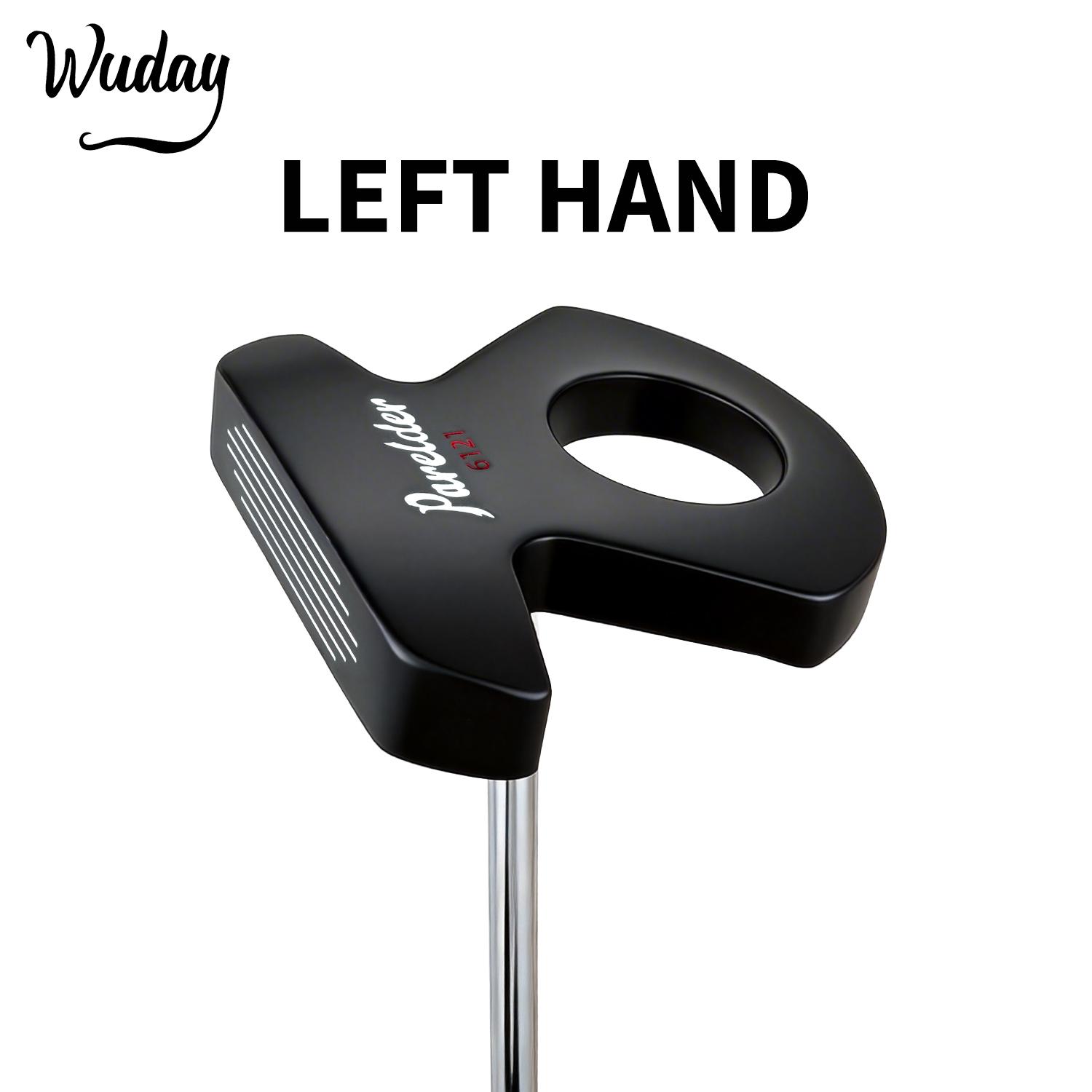 WUDAY Auto-Aligning Stability Golf Putter - Stop Missing Short Putts, Mallet Head with Zinc Alloy & Stainless Steel Shaft, Non-Slip Natural Rubber Grip for Precision Control