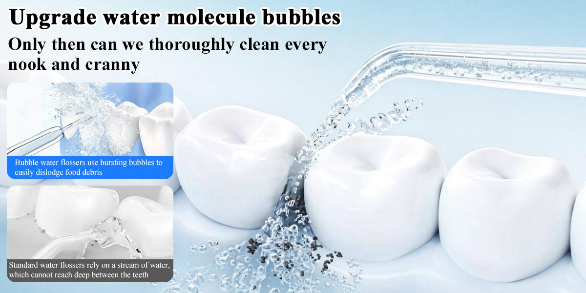 Portable Electric Water Flosser for Teeth, 3 Modes, 4 Jet Tips, Rechargeable Oral Irrigator for Cleaning & Flossing, Ideal for Tonsil Stone Removal, Travel-Friendly, Perfect Birthday Gift for Adult