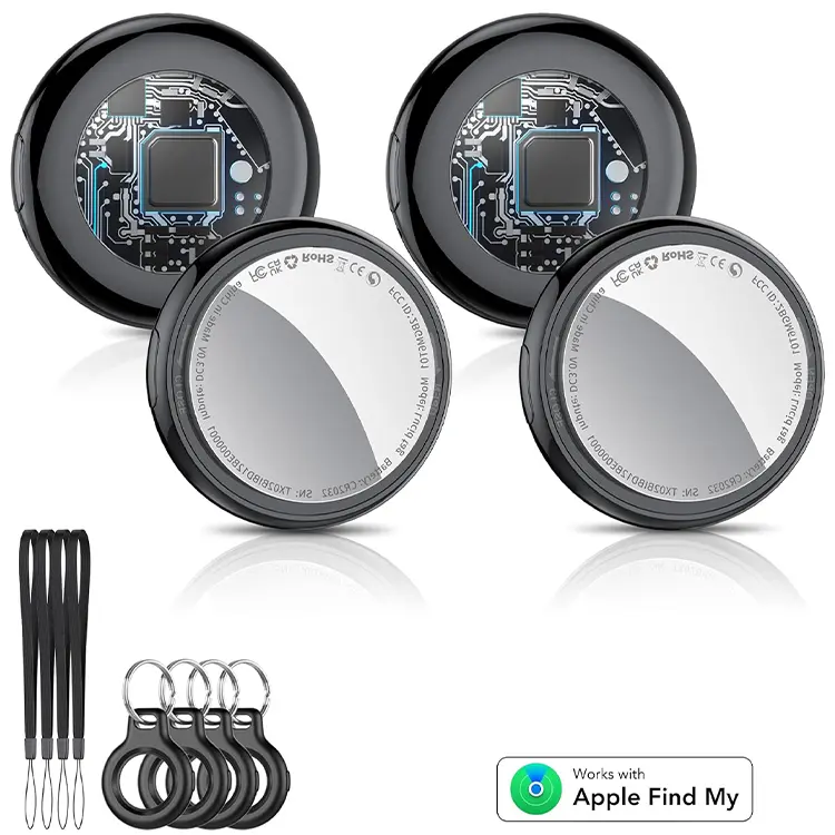 [Fall Deals] Tukio Tx02 Compact Wearable GPS Tracker - Weather Resistant, Trackable, IP67 Waterproof, No Monthly Fee, Replaceable Batteries, Custom Points of Interest, Wrist-Compatible, Works with Find My for iOS Users