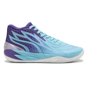 PUMA Mens Mb.02 Fade Basketball Sneakers Shoes - Blue, Purple PUMA Mens Mb.02 Fade Basketball Sneakers Shoes - Blue, Purple