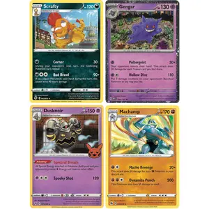 10 Pokémon Cards - Full Holographic & Reverse Holographic