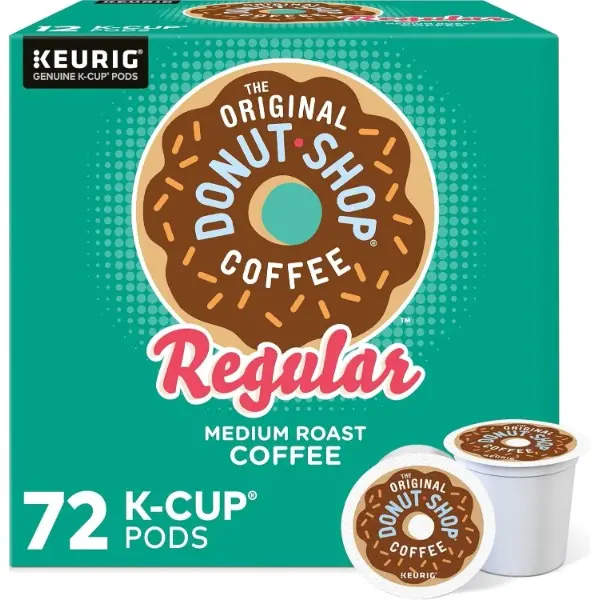 Regular Keurig Single-Serve K-Cup Pods, Medium Roast Coffee, 72 Count Regular Keurig Single-Serve K-Cup Pods, Medium Roast Coffee, 72 Count