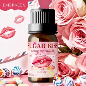 10ML Sugar Kiss Aromatherapy Essential Oil, Scented Car Air Freshener, Valentine's Day Gift, Romantic Sweet Scent Fragrance, DIY Soap Making, Candle Making, Home Decor