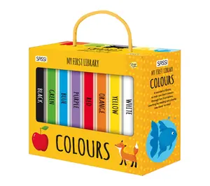 Sassi: My First Library, Colors, 8 Cardboard Mini-Books