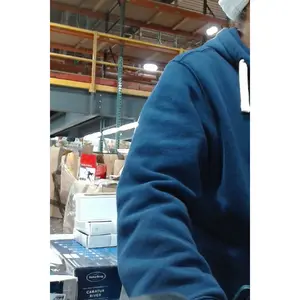 Hudson River Blue Cotton Hoodie