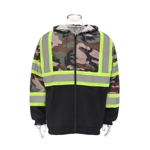 Reflective camo sweater with hood Reflective camo sweater with hood