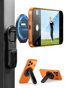 SUPCASE Magnetic Golf Cart Phone Holder, Dual-Sided Magnetic Phone Mount Compatible with MagSafe iPhone 17/16/15/14/13/12 & Galaxy S26 Ultra, Golf Accessories Golf Gifts for Men Women Golfers, Black
