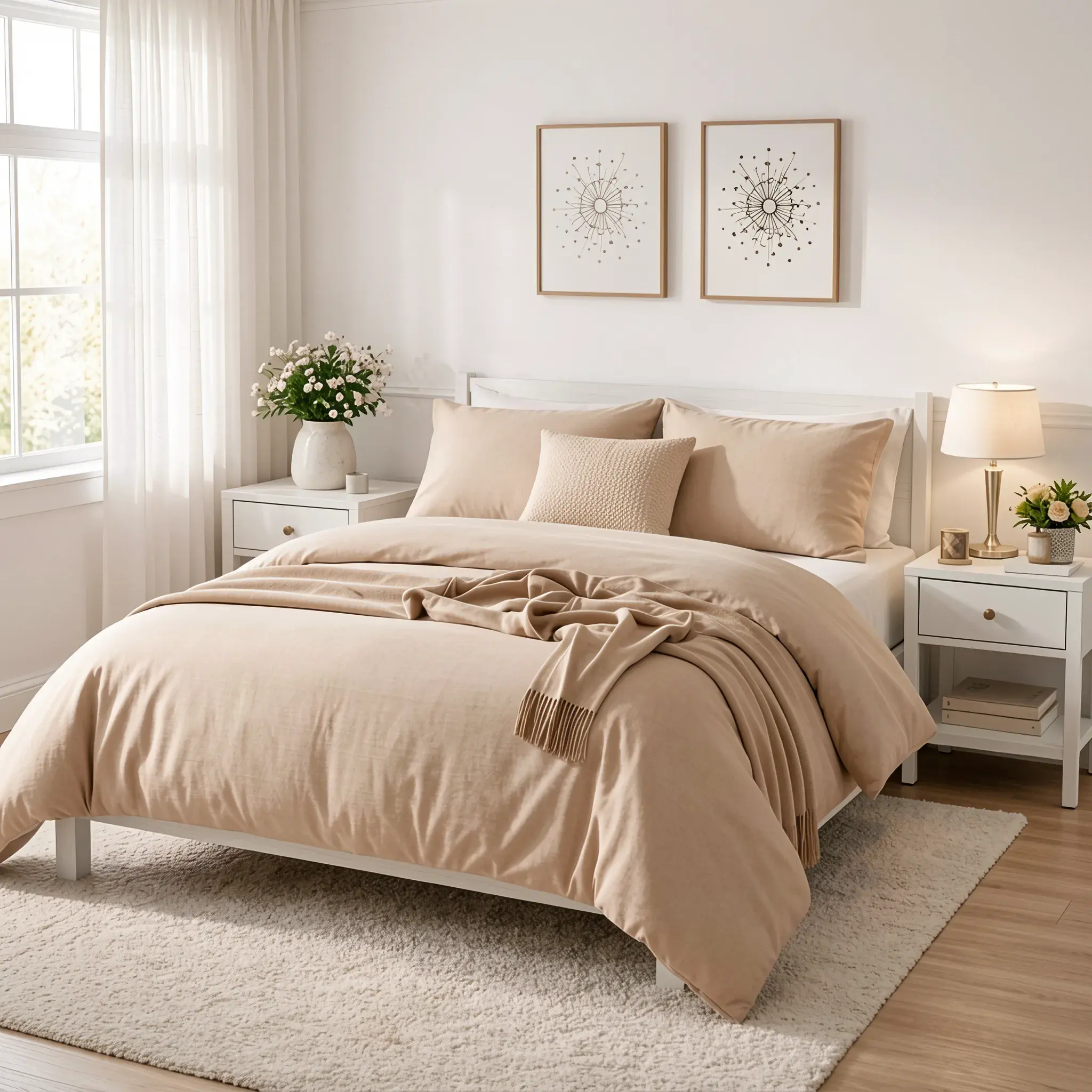 Full Size Bamboo Sheets Set 6 Piece, Ultra Soft Brushed Cooling  Sheets, Thick Premium Fabric Deep Pocket Fitted Sheet, Luxury Hotel Style  Collection silky bedding