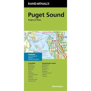 Rand McNally Puget Sound Wa Regional Map