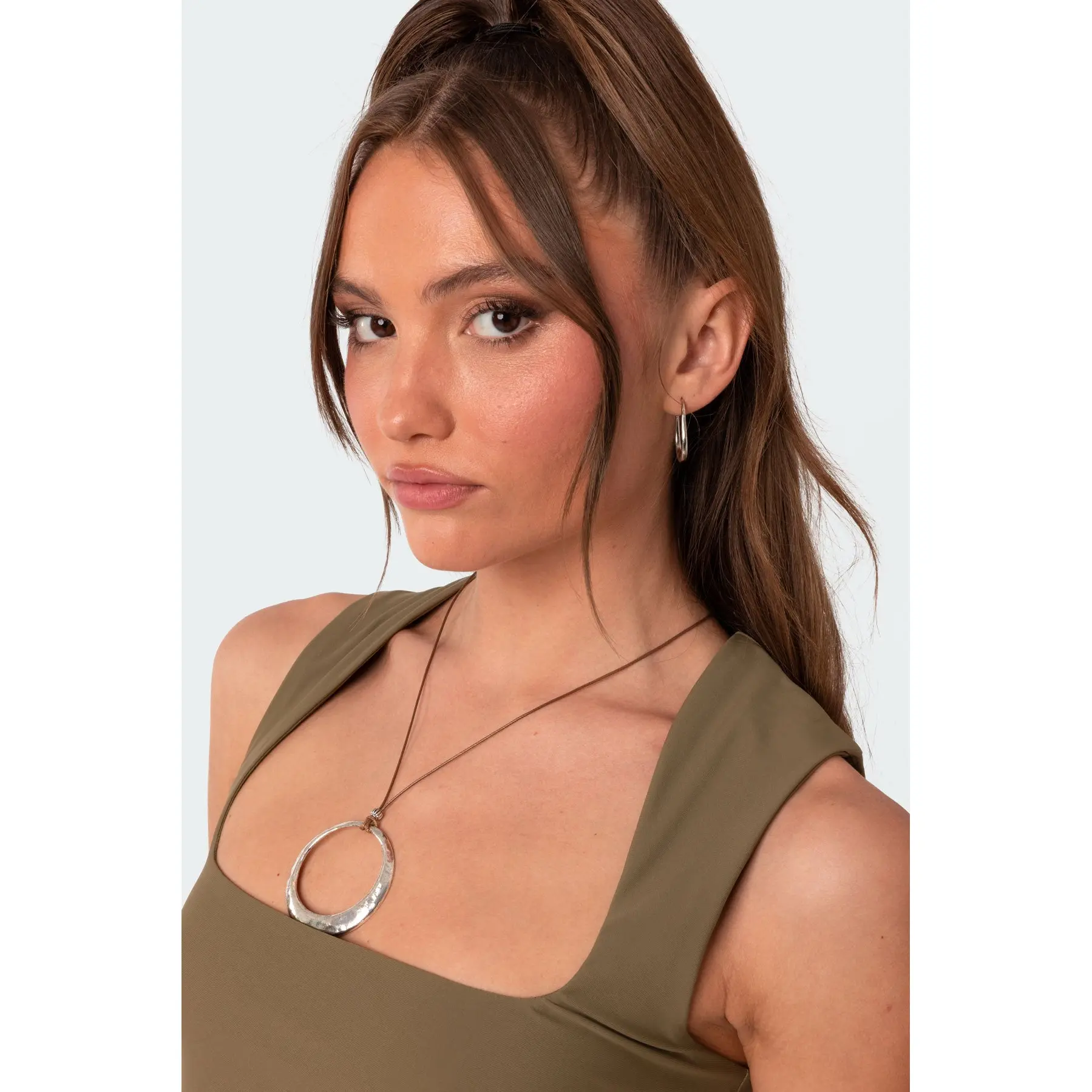 Lasso Pendant Cord Necklace