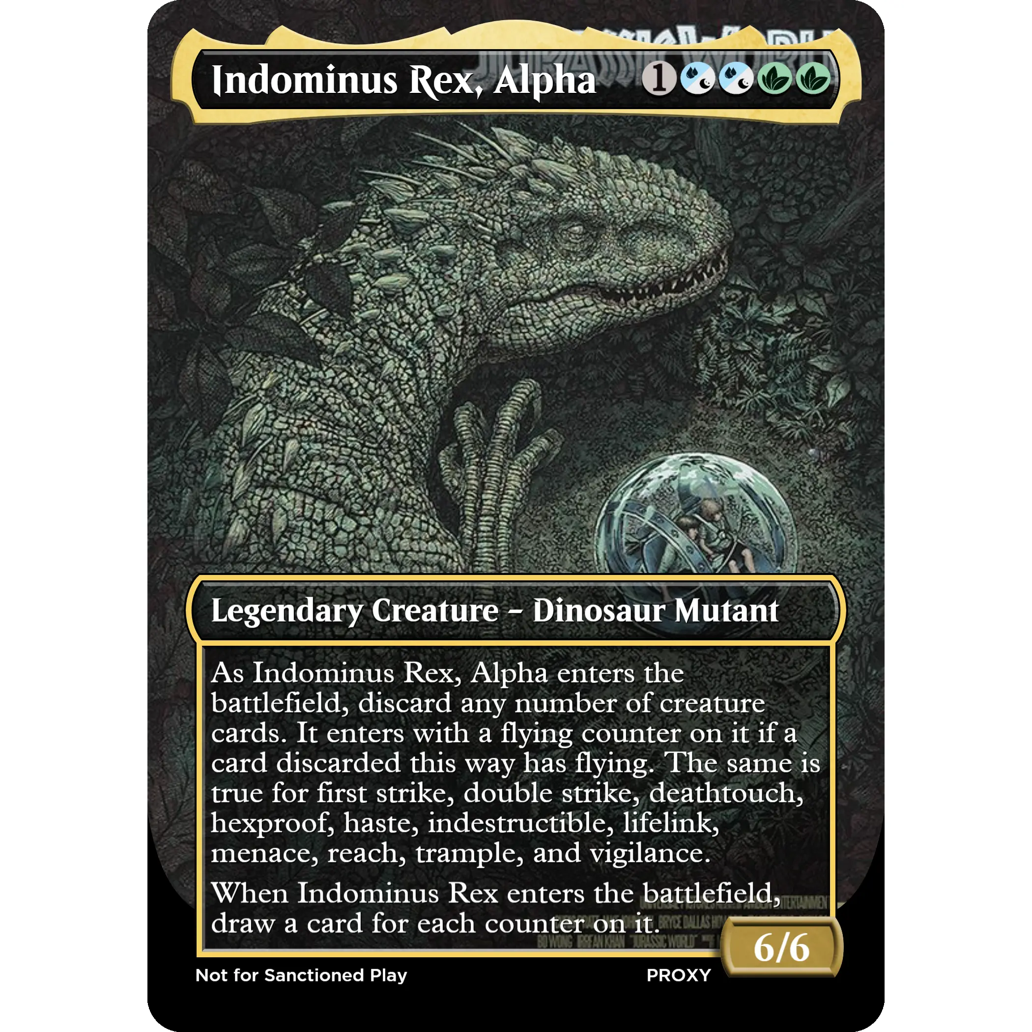 Indominus Rex, Alpha Creature - MTG PROXY Jurassic Park - TikTok Shop Indominus Rex, Alpha Creature - MTG PROXY Jurassic Park - TikTok Shop