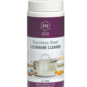 Princess House Stainless Steel Cookware Cleaner 12 oz 340g Corrosive to Eyes Read Caution on Back Panel