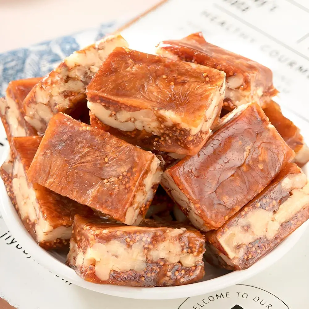 Low-sugar snacks perfect for fitness enthusiasts! Meal replacement for satiety: Rich in black sesame, figs, and walnuts, with healthy ingredients and no burden to eat!