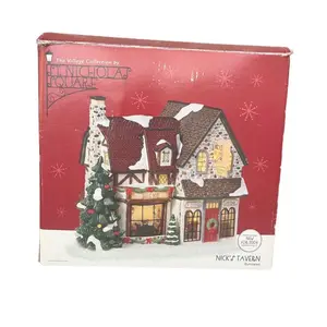 St Nicholas Square Village Collection Nicks Tavern Christmas Village 2007
