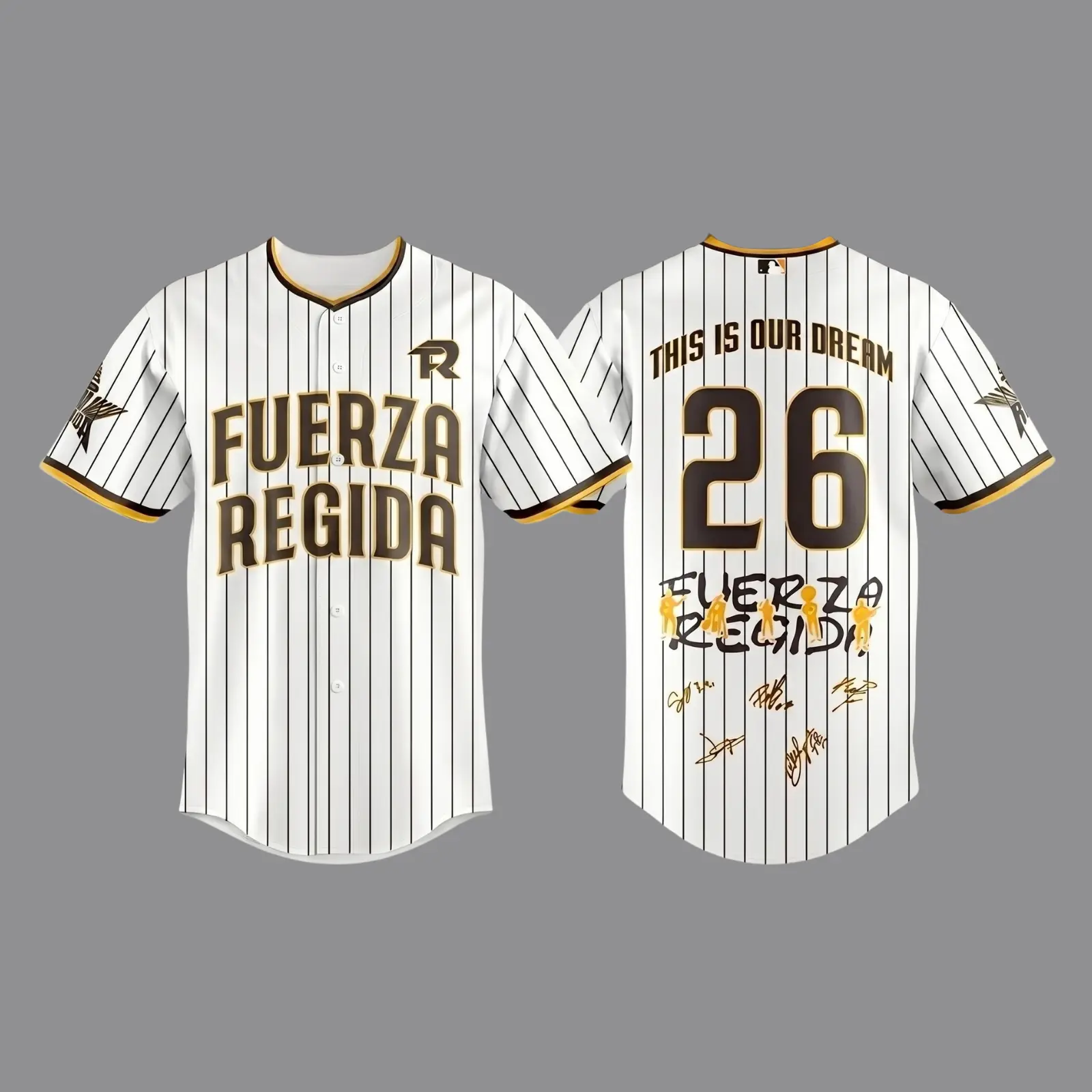 Fuerza Regida This Is Our Dream Limited Edition Jersey, Fan Gift